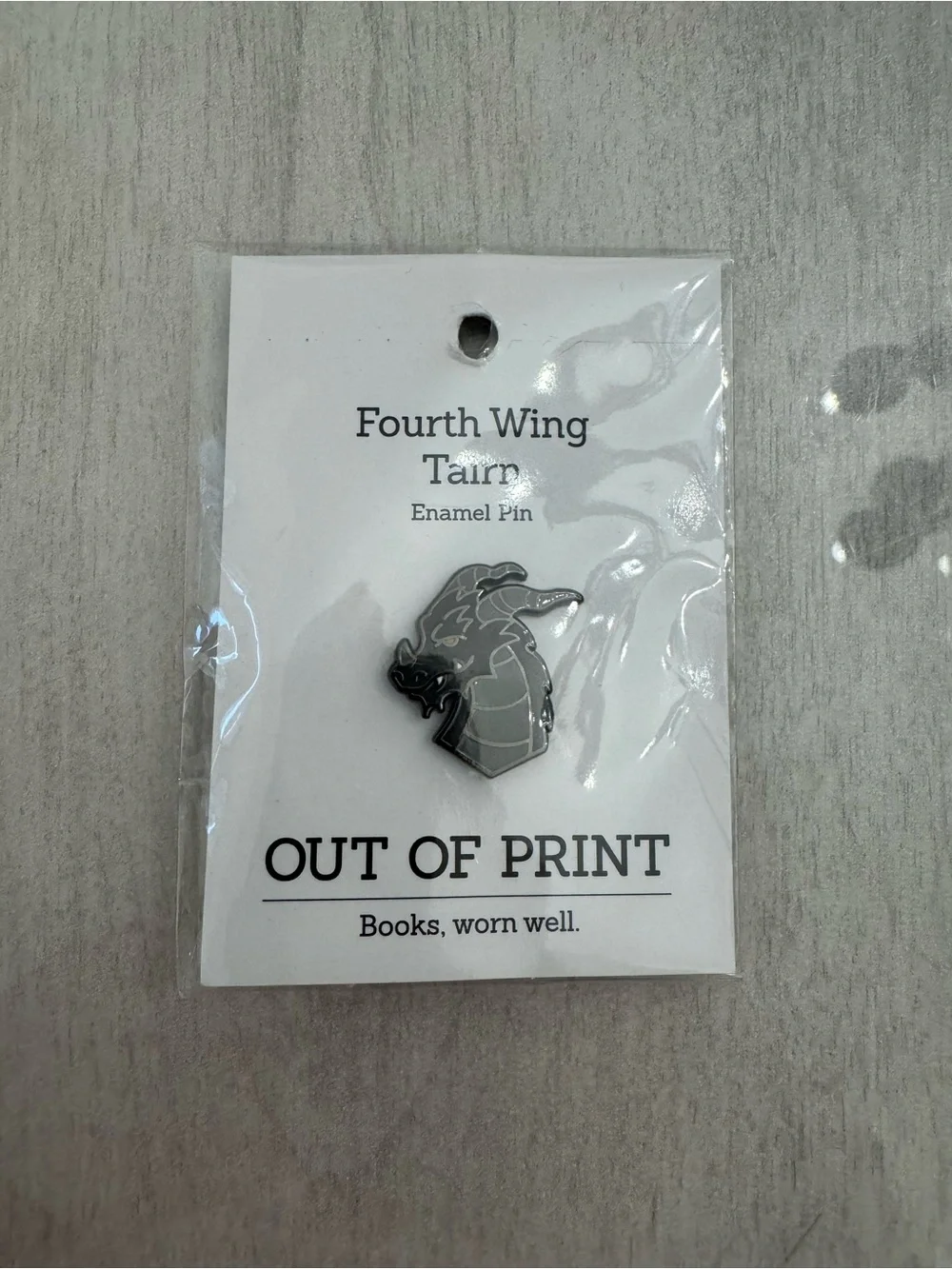 NWT Out of Print Fourth Wing Tairn and Andarna Enamel Pins